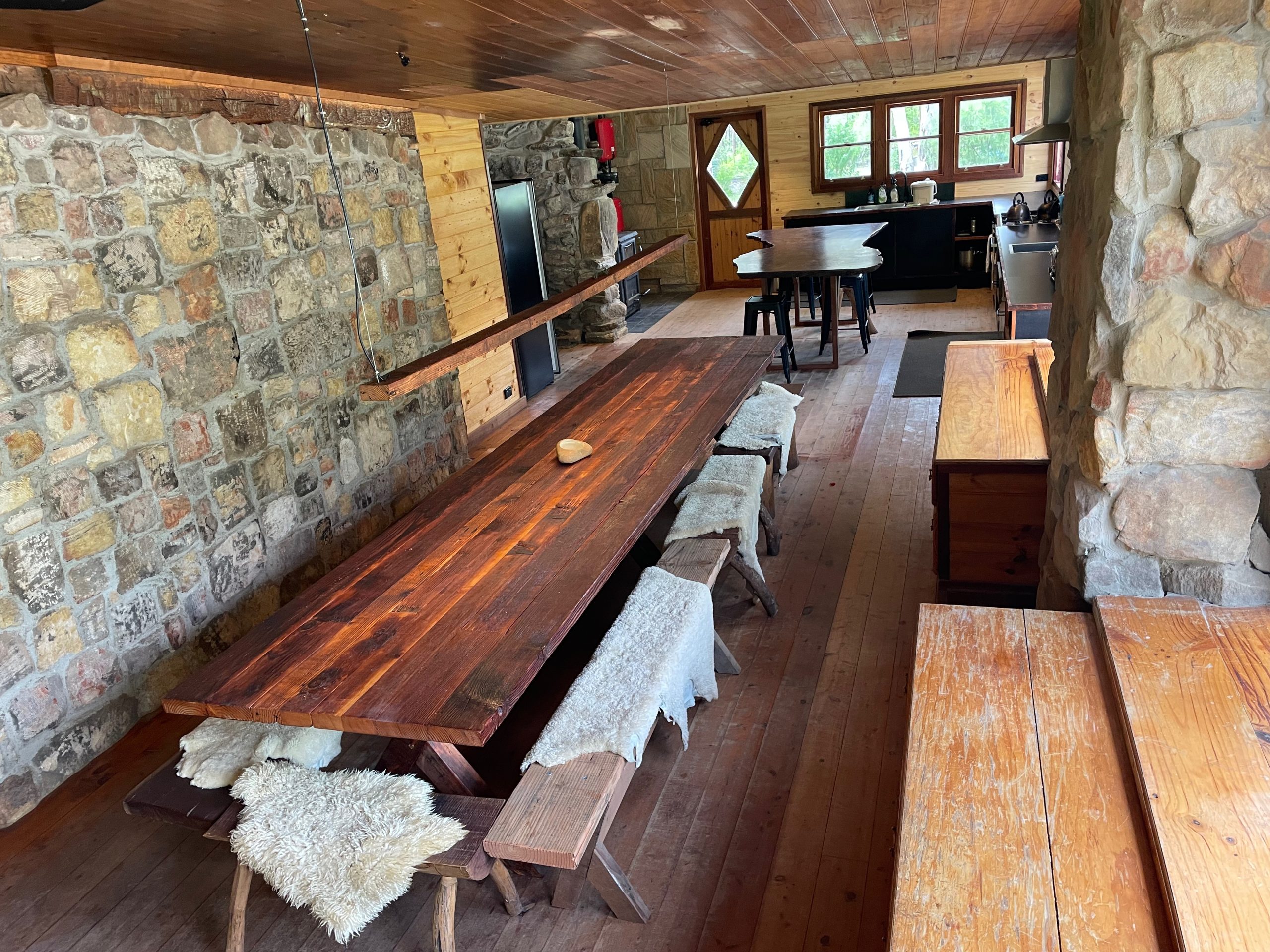 Indoor dining at Little Tootie